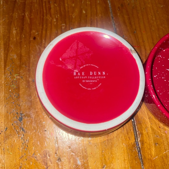 Rae Dunn ~ JOLLY & JOY ~ Set of 2 ~ Holiday Pet Dog Cat Bowls (4 Inches each) - Picture 6 of 7